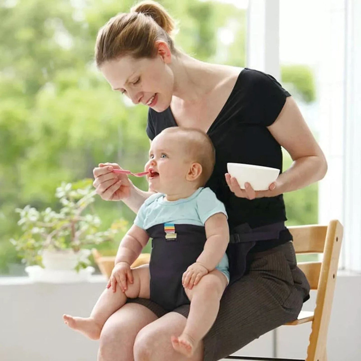 Harnais - BabySecure™ - Noir - Jardin de bébé